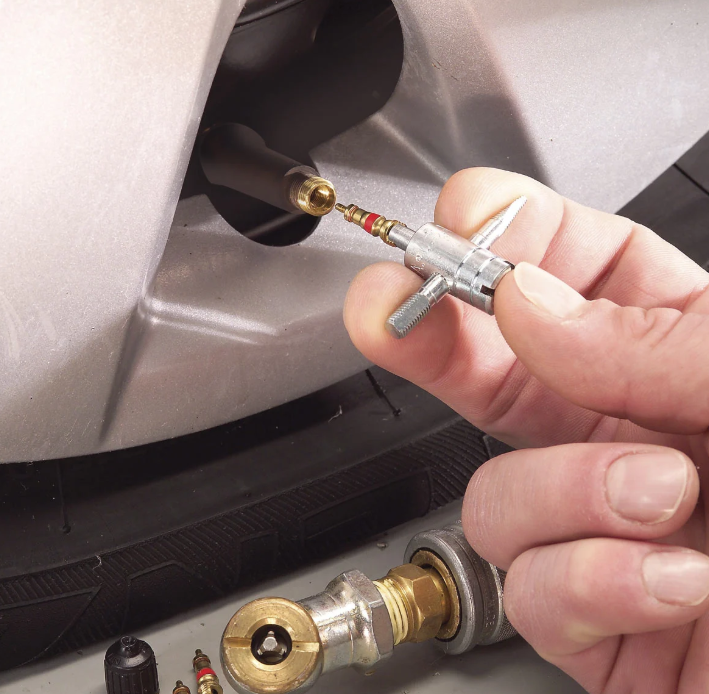 removing tubeless valve stem